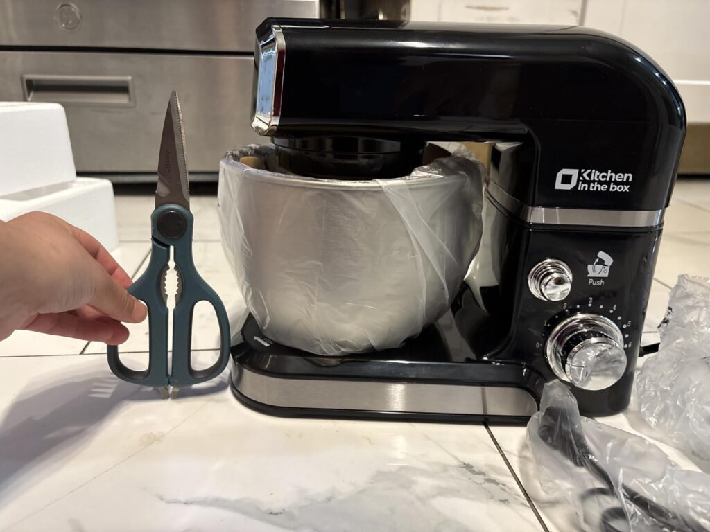 Real size of Kitchen in the box stand mixer customer review
